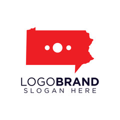 Kansas Talk logo template