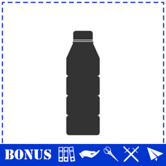 Bottle icon flat