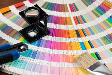 printed color swatch