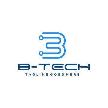 B Technology Logo Images – Browse 67,240 Stock Photos, Vectors, And ...