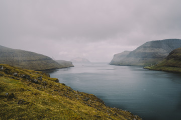 Moody Landscape Faroe Islands