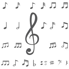 Music note icon