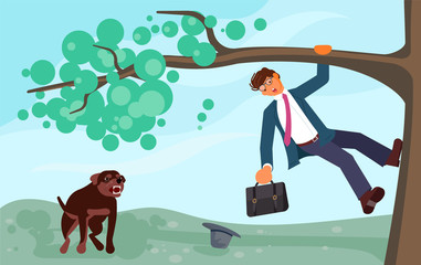 Aggressive mongrel attacks