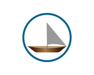 Fototapeta premium cruise ship Logo Template vector icon design
