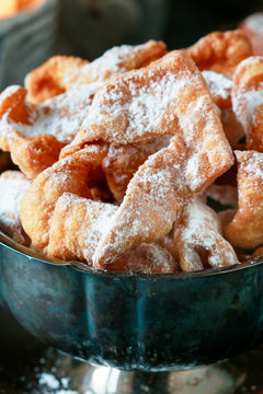Fat Thursday celebration - traditional Angel Wings cookies