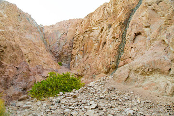 mountains and rock formations in the sinai desert 