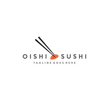 Creative Chopsticks Logo Design Inspiration For Sushi Restaurant