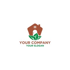 Organic Barn Logo Design Vector