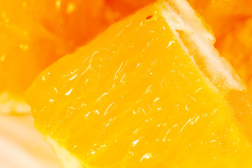 Juicy orange pulp as abstract background