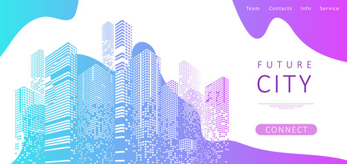 Landing page for a website