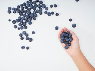 Blueberry fruit vitamins for health