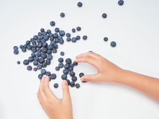 Blueberry fruit vitamins for health