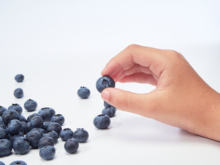 Blueberry fruit vitamins for health