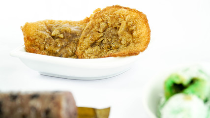 Kue cucur is a traditional cake from southeast asia