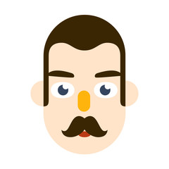 face of a man