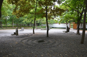 Fototapeta premium Ostende jardin japonais Belgique