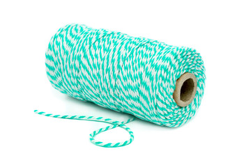 spool of thread turquoise colors