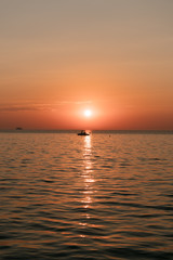 Sunrise over Lake Michigan 