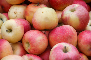 red apples and fruit