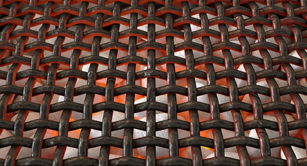 Charcoal Fire And Grid