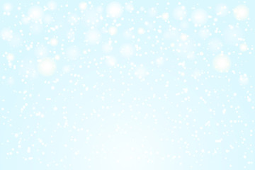 Fototapeta na wymiar Snow Background. Winter sky. Vector.