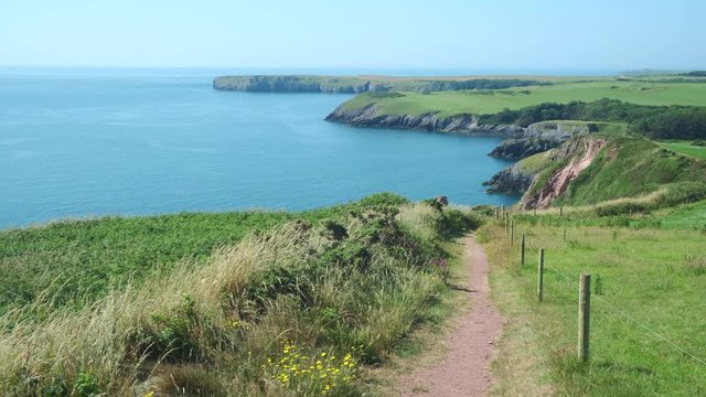 Coast path at Stackpole Head