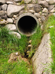 Concrete drainage pipe for rainwater