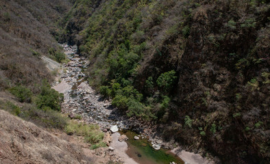 Fototapeta na wymiar Mexico Copper Canyon Railroad Mountains