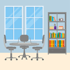 Fototapeta premium vector illustration of workspace