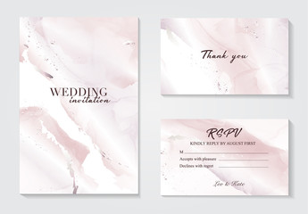 Marble wedding cover background vector set. Marble tender with texture. Modern design background for wedding, invitation, web, banner, card, pattern, wallpaper vector illustration.  Rose pearl colors