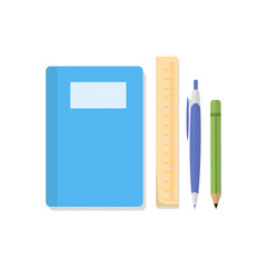 flat design stationery