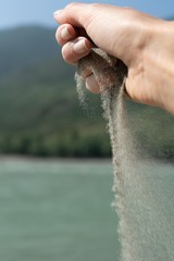 the sand runs out of hand