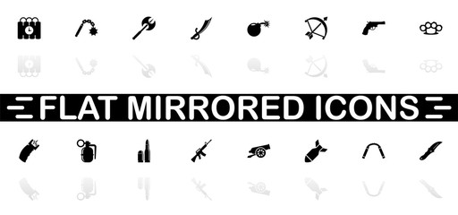 Weapon - Flat Vector Icons
