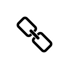 Link icon vector