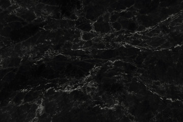 Obraz na płótnie Canvas Black marble natural pattern for background, abstract natural marble black and white,marble black stone