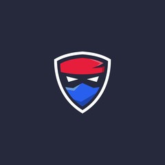 Ninja e sports gaming logo