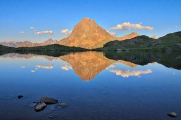 Pic du midi d'Ossau - coucher de soleil