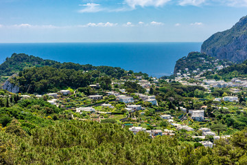 Italy, Capri, panorama from the top of the island