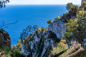 Italy, Capri, panorama from the top of the island