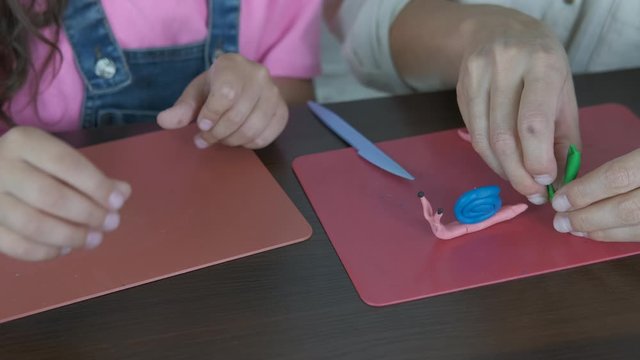 Plasticine creativity.
