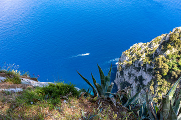 Italy, Capri, panorama from Villa Jovis