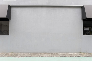 Obraz na płótnie Canvas street wall background ,Industrial background, empty grunge urban street with warehouse brick wall