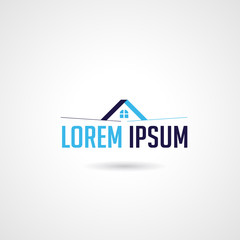 real estate home logo template icon vector