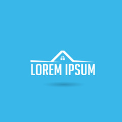 real estate home logo template icon vector