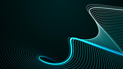 Abstract wave element for design. Digital frequency track equalizer,Futuristic blue background design
