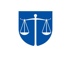 scale of justice legal vector icon