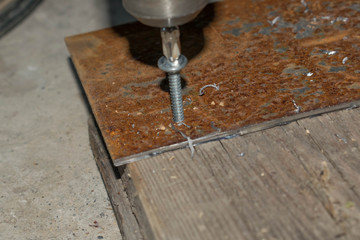 Drill electric screwdriver drill for repair locksmith