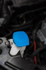 close up of screen wash