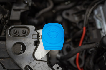 close up of screen wash