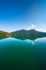 Baells reservoir marsh in Spain.
